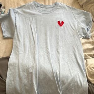 Riot Society, blue, medium shirt